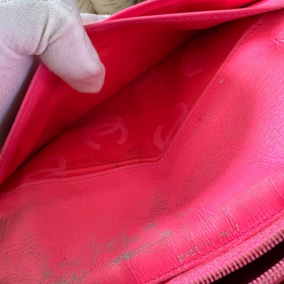 Channel Combon Line Lambskin long bifold wallet - Picture 14 of 16